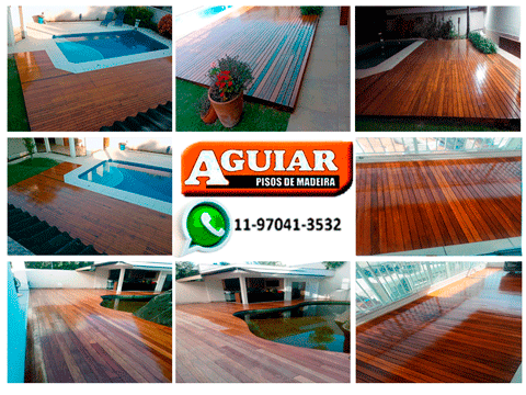 Raspagem de deck de madeira